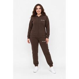 Фотография Костюм спортивный женский тёплый 111-1023-0 brown р.S-XL "VICTORY" недорого оптом от прямого поставщика