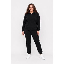 Фотография Костюм спортивный женский тёплый 111-1023-1 black р.S-XL "VICTORY" недорого оптом от прямого поставщика
