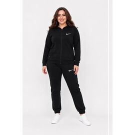 Фотография Костюм спортивный женский тёплый 111-1023-2 black р.S-XL "VICTORY" недорого оптом от прямого поставщика