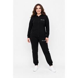 Фотография Костюм спортивный женский тёплый 111-1023-3 black р.S-XL "VICTORY" недорого оптом от прямого поставщика