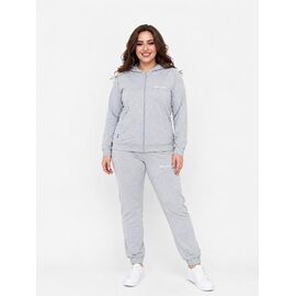 Фотография Костюм спортивный женский тёплый 111-1023-3 l.grey р.S-XL "VICTORY" недорого оптом от прямого поставщика