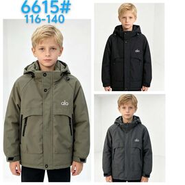 Фотография Куртка детская демисезонная на мальчика 6615 khaki р.116-140 "Ayden" недорого оптом от прямого поставщика