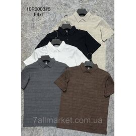 Фотография Футболка-поло мужская молодёжная р-ры L-4XL (5цв) "PROSTOMEN" недорого оптом от прямого поставщика