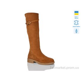 Фотография Сапоги женские удобные Весна/осень 2226-2 camel з. (6 пар р.37-41) "Sali" недорого оптом от прямого поставщика
