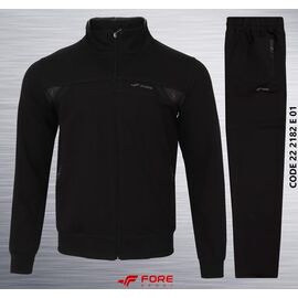 Костюм спортивний чоловічий 222182E01 black р.M-3XL "REMAIN" недорого оптом від прямого постачальника