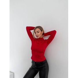 Фотография Кофта женская 1697 red р.42-48 "BONJOUR" недорого оптом от прямого поставщика