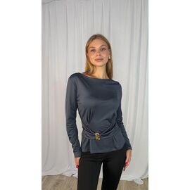 Фотография Свитер женский 1709 grey р.42-48 "BONJOUR" недорого оптом от прямого поставщика