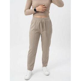Штани спортивні жіночі 2101 beige р.L-7XL "BONJOUR" недорого оптом від прямого постачальника