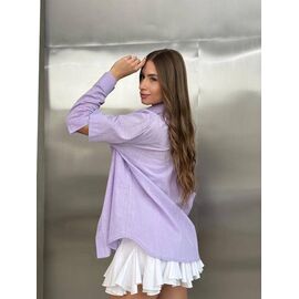 Фотография Рубашка женская 2454 lilac р.42-48 "BONJOUR" недорого оптом от прямого поставщика