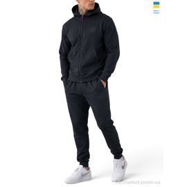Спортивний костюм чоловічий Весна/осінь 004-1NB чорний (5 шт. р.сіткаM-3XL) "Sport style" недорого оптом від прямого постачальника
