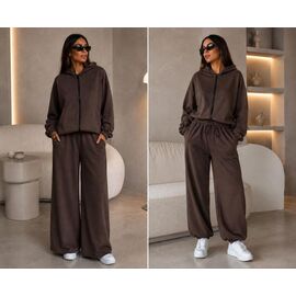 Фотография Костюм спортивный женский тёплый 4298 brown р.42-48 "BONJOUR" недорого оптом от прямого поставщика