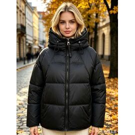 Фотография Куртка женская зимняя 6019 black р.46-54 "Jacket" недорого оптом от прямого поставщика