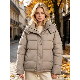 Куртка жіноча зимова 7181 beige р.46-54 "Jacket" недорого оптом від прямого постачальника