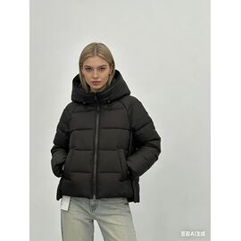 Куртка жіноча зимова 7223 black р.46-54 "Jacket" недорого оптом від прямого постачальника