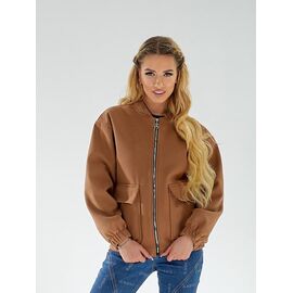 Фотография Куртка женская демисезонная 137 brown р.S-XL "Deliv" недорого оптом от прямого поставщика