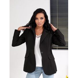 Фотография Пиджак женский 140 black р.S-XL "Deliv" недорого оптом от прямого поставщика