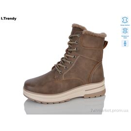 Черевики жіночі стильні Зима DH3971-3 (6 пар р.36-41) "Trendy" недорого оптом від прямого постачальника