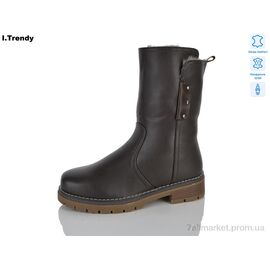 Черевики жіночі стильні Зима DH2980-27 (6 пар р.36-41) "Trendy" недорого оптом від прямого постачальника