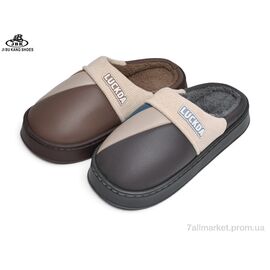 Фотография Тапки мужские домашние зима PV08801 mix (12 пар р.40-47) "Jibukang" недорого оптом от прямого поставщика