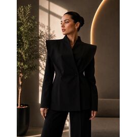 Піджак жіночий 781 black р.M-XL "Major" недорого оптом від прямого постачальника