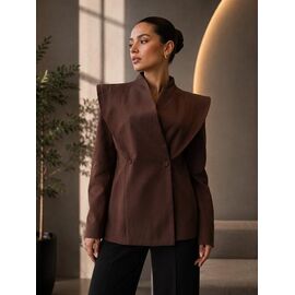 Піджак жіночий 781 brown р.M-XL "Major" недорого оптом від прямого постачальника