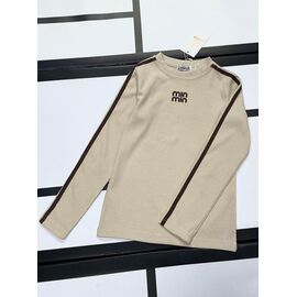 Фотография Свитер детский на девочку 395 l.beige р.128-152 "Kosmy" недорого оптом от прямого поставщика