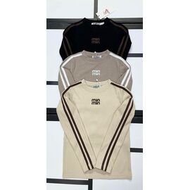 Фотография Свитер детский на девочку 395 l.beige-black р.128-152 "Kosmy" недорого оптом от прямого поставщика