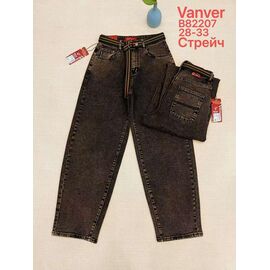 Джинси жіночі B82207 brown р.28-33 "Vanver" недорого оптом від прямого постачальника