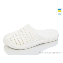 Шльопанці жіночі полегшені Літо N202 білий (6 пар р.36-41) "Lot Shoes" недорого оптом від прямого постачальника