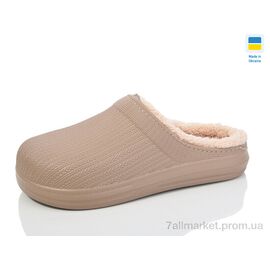 Калоші жіночі Зима N650 т.беж (6 пар р.37-41) "Lot Shoes" недорого оптом від прямого постачальника