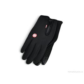 Чоловічі рукавиці Зима A19 black (12 шт. р.сіткаL-2XL) "TUZZI" недорого оптом від прямого постачальника
