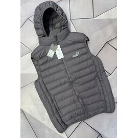 Жилетка чоловіча 68424 grey р.4XL-8XL "MACCALI" недорого оптом від прямого постачальника