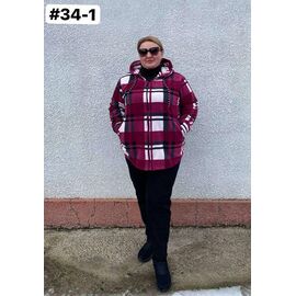 Фотография Рубашка женская 34-1 wine р.54-60 "ZLATA" недорого оптом от прямого поставщика