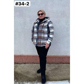 Фотография Рубашка женская 34-2 grey р.54-60 "ZLATA" недорого оптом от прямого поставщика