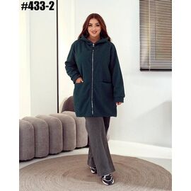 Фотография Куртка женская демисезонная 433-2 green р.50-60 "ZLATA" недорого оптом от прямого поставщика