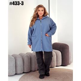 Фотография Куртка женская демисезонная 433-3 l.blue р.50-60 "ZLATA" недорого оптом от прямого поставщика