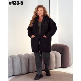 Фотография Куртка женская демисезонная 433-5 black р.50-60 "ZLATA" недорого оптом от прямого поставщика