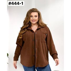 Сорочка жіноча 444-1 brown р.52-62 "ZLATA" недорого оптом від прямого постачальника