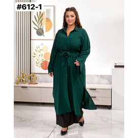 Фотография Платье женское 612-1 green р.50-60 "ZLATA" недорого оптом от прямого поставщика
