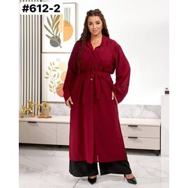 Фотография Платье женское 612-2 wine р.50-60 "ZLATA" недорого оптом от прямого поставщика