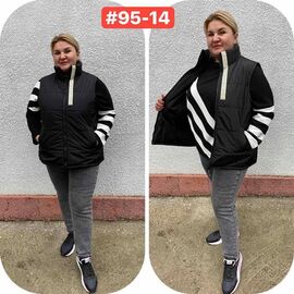 Фотография Жилетка женская 95-14 black р.52-62 "ZLATA" недорого оптом от прямого поставщика