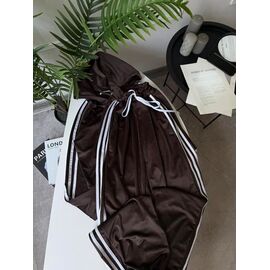 Фотография Костюм спортивный женский тёплый 5002 brown р.42-48 "LINDA" недорого оптом от прямого поставщика