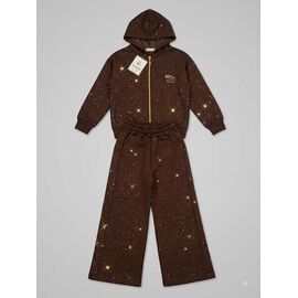 Фотография Костюм детский спортивный на девочку ZA3574 brown р.4-12 "Zayka" недорого оптом от прямого поставщика