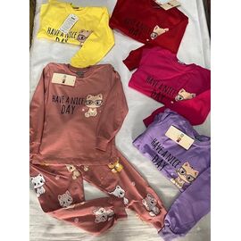 Дитяча піжама на дівчинку ZA3589 yellow р.3-6 "Zayka" недорого оптом від прямого постачальника