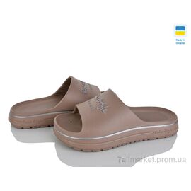 Шльопанці жіночі полегшені Літо 540-020 коричневий (8 пар р.37-40) "Rai shoes" недорого оптом від прямого постачальника