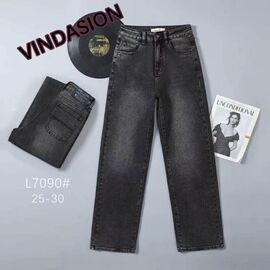 Фотография Джинсы женские 7090 grey р.25-30 "Vindassion" недорого оптом от прямого поставщика