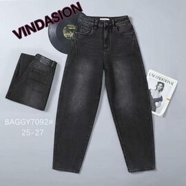 Фотография Джинсы женские 7092 grey р.25-27 "Vindassion" недорого оптом от прямого поставщика
