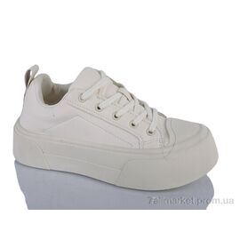 Кросівки жіночі модні Весна/осінь Prime KT-C-3 beige (8 пар р.37-40) "Prime-Opt" недорого оптом від прямого постачальника