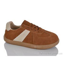 Кросівки жіночі модні Весна/осінь Prime KT-G2 brown (8 пар р.37-40) "Prime-Opt" недорого оптом від прямого постачальника