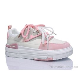Кросівки жіночі модні Весна/осінь Prime KT-K1316 pink (8 пар р.37-40) "Prime-Opt" недорого оптом від прямого постачальника